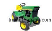 John Deere 120 avis et fiche technique