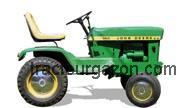 John Deere 140 avis et fiche technique