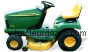 John Deere LT155 avis et fiche technique