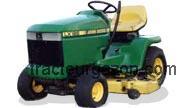 John Deere LX186 avis et fiche technique 