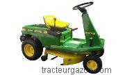 John Deere RX75 avis et fiche technique
