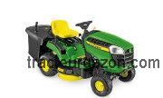 John Deere X116R avis et fiche technique