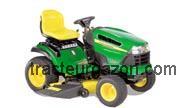 John Deere X140 avis et fiche technique