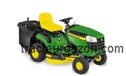 John Deere X146R avis et fiche technique