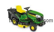 John Deere X166R avis et fiche technique 